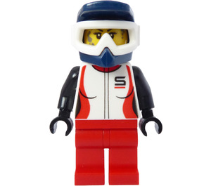 LEGO Mujer en Dirt Bike Casco Minifigura