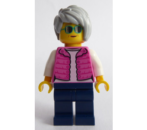LEGO Woman con Pink Vest Minifigura