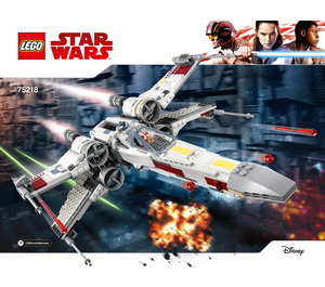 LEGO X-Ala Starfighter 75218 Instructions