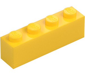 LEGO Amarillo Ladrillo 1 x 4 (3010 / 6146)