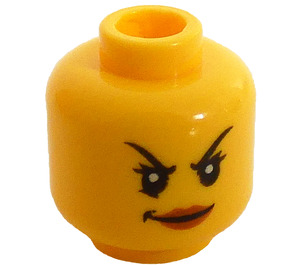 LEGO Mujer con Medallion Minifigura Cabeza (Espiga sólida hueca) (3626 / 20283)