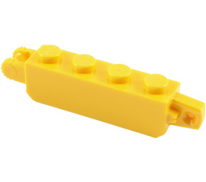 LEGO Amarillo Bisagra Ladrillo 1 x 4 Cierre Doble (30387 / 54661)
