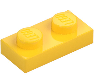 LEGO Amarillo Placa 1 x 2 (3023 / 28653)