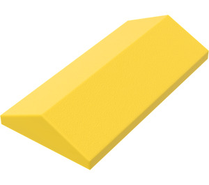 LEGO Amarillo Con pendiente 2 x 4 (25°) Doble (3299)