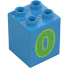 Duplo Ladrillo 2 x 2 x 2 con '0' (28935 / 31110)