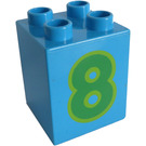 Duplo Ladrillo 2 x 2 x 2 con '8' (13171 / 28938)