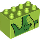 Duplo Ladrillo 2 x 4 x 2 con Dinosaurio Cuerpo (31111 / 43519)