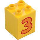 Duplo Ladrillo 2 x 2 x 2 con 3 (13165 / 31110)