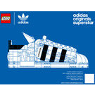 LEGO Adidas Originals Superstar 10282-1 Instructions