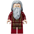 LEGO Albus Dumbledore con Rojo oscuro Robe y Gris Pelo Minifigura