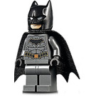 LEGO Batman con Dark Stone Gris Traje y Gold Outline Correa con Stretchy Capa Minifigura