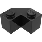 LEGO Negro Brick 2 x 2 Facet (87620)