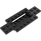 LEGO Coche Base 10 x 4 x 2/3 con 4 x 2 Centre Well (30029)