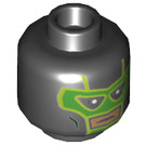 LEGO Green Lantern (Simon Baz) Minifigure Cabeza (Perno sólido empotrado) (3626 / 65918)