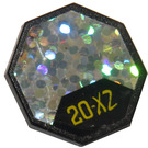 LEGO Octagonal Sign con Pin con '20-X2' y Glitter Pegatina (30260)