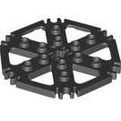 LEGO Technic Plato 6 x 6 Hexagonal con Six Spokes y Clips con tacos sólidos (69984)
