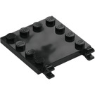 LEGO Plana 4 x 4 con Clips y Borde Espigas (66252)