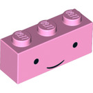 LEGO Ladrillo 1 x 3 con Cara con Negro Ojos, Estrecha Smile 'Princesa Bubblegum' (3622 / 32737)