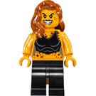 LEGO Cheetah con Naranja oscuro Pelo  Minifigura