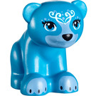 LEGO Bear (Sitting) con blanco Swirl Modelo y Azul Ojos (31775)