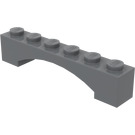 LEGO Gris piedra oscuro Arco 1 x 6 Arco elevado (92950)