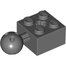 LEGO Ladrillo 2 x 2 con Rótula y Axlehole con agujeros en la bola (57909)