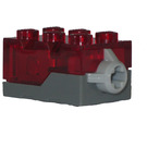 LEGO Electric Luz Ladrillo 2 x 3 x 1.3 Rojo (38564 / 54869)