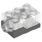 LEGO Light Ladrillo con Transparente Parte superior y Orange LED Light (38625 / 62930)