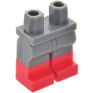 LEGO Minifigure Caderas y piernas con rojo Boots (21019 / 77601)