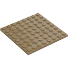 LEGO Tostado oscuro Placa 8 x 8 (41539 / 42534)