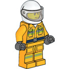 LEGO Bombero con Blanco Crash Casco Minifigura