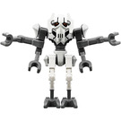 LEGO General Grievous con Dark Stone gris Cuerpo y blanco Modelo Minifigura