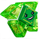 LEGO Kryptomite - Green, Pequeñuna Crystals (Slopes)