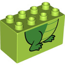 LEGO Duplo Ladrillo 2 x 4 x 2 con Dinosaurio Lower Cuerpo (31111 / 43520)