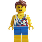 LEGO Man con Surfing Tanktop Minifigura