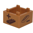LEGO Caja 2 x 2 con Minifigure Cabeza y Plato (2821)