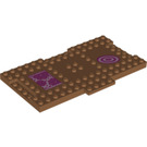 LEGO Ladrillo 8 x 16 con 1 x 4 Sections para Inter-Cierre con Floor Mats (18922 / 21441)