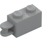 LEGO Ladrillo 1 x 2 con Asa (Inset) (Eje incrustado) (26597)