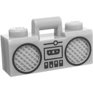 LEGO Radio con Negro Trim y Cassette (25202 / 93221)