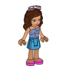 LEGO Olivia, Dark Azure Skirt Minifigura