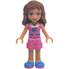 LEGO Olivia con Rosa Parte superior y Falda minifigura