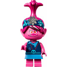 LEGO Poppy con Dark Azul Jacket y Plano Plata Flor Minifigura