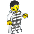 LEGO Prisionero con Negro Pelo Minifigura