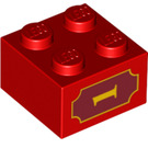 LEGO Ladrillo 2 x 2 con '1' (3003 / 90842)