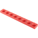 LEGO Red Plate 1 x 8 (3460)