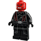 LEGO Rojo Cráneo con Negro Correa y Printed Piernas Minifigura