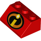 LEGO Con pendiente 2 x 3 (45°) con Incredibles I logo (3038 / 38135)