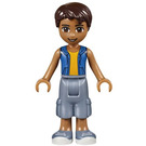 LEGO Robert con Sand Azul Shorts y Hoodie Minifigura
