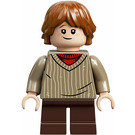 LEGO Ron Weasley con Tostado oscuro Jersey Minifigura