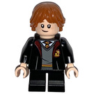 LEGO Ron Weasley con Gryffindor Robe Open Minifigura